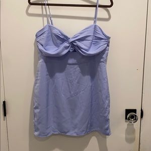 REVOLVE SUPERDOWN MINI DRESS IN LIGHT BLUE